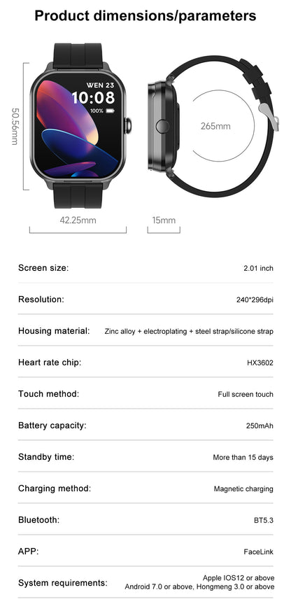 Health Watch with Bluetooth Earphones - LessBarriers